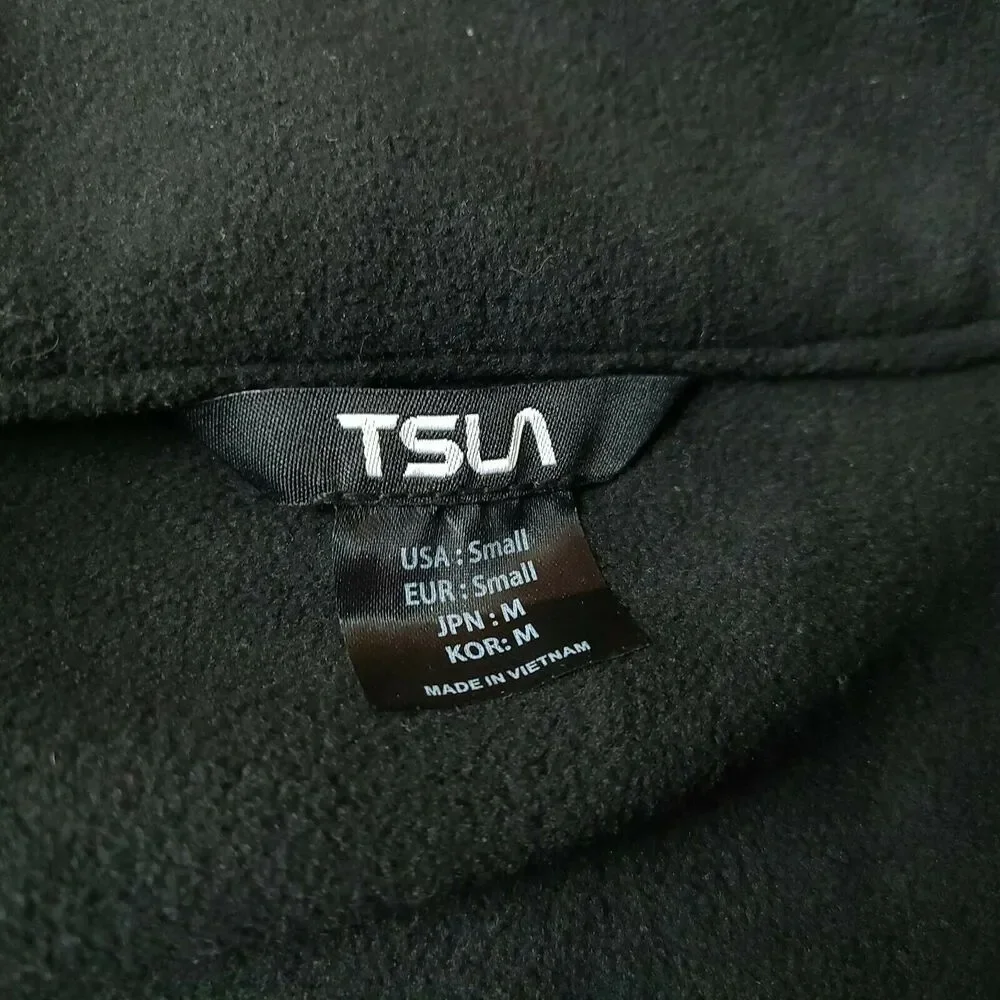Mens TSLA Softshell Jacket SZ Small Black